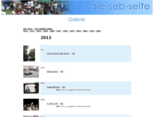 Tablet Screenshot of die-seb-seite.de